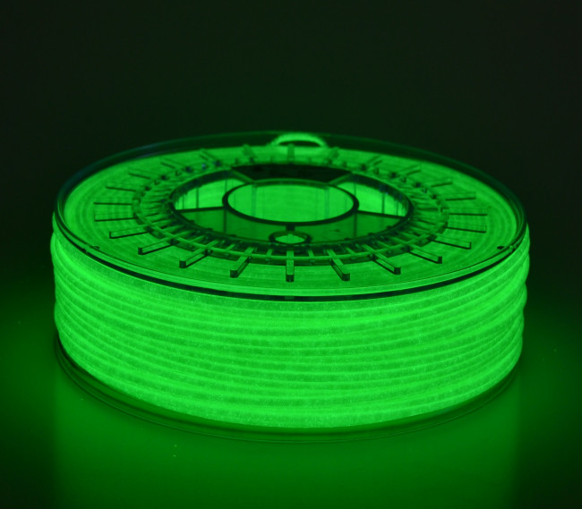 1 75mm Octofiber PLA  Glow  filament 0 75kg Octofiber
